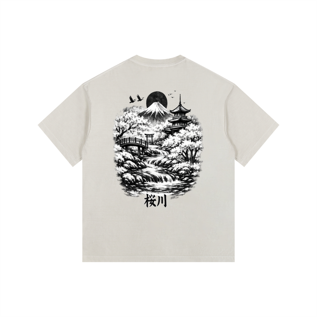 Vintage Washed Oversized Cotton T-Shirt